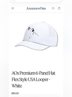 Anderson Ord 6 panel Hats - set of 2